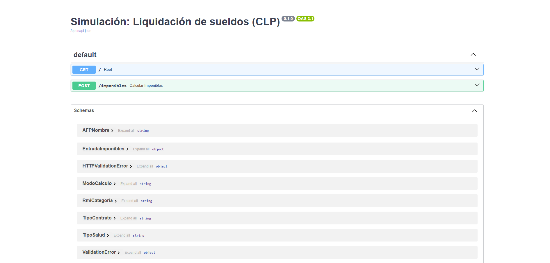 Imagen del proyecto API Simulador de Sueldo
